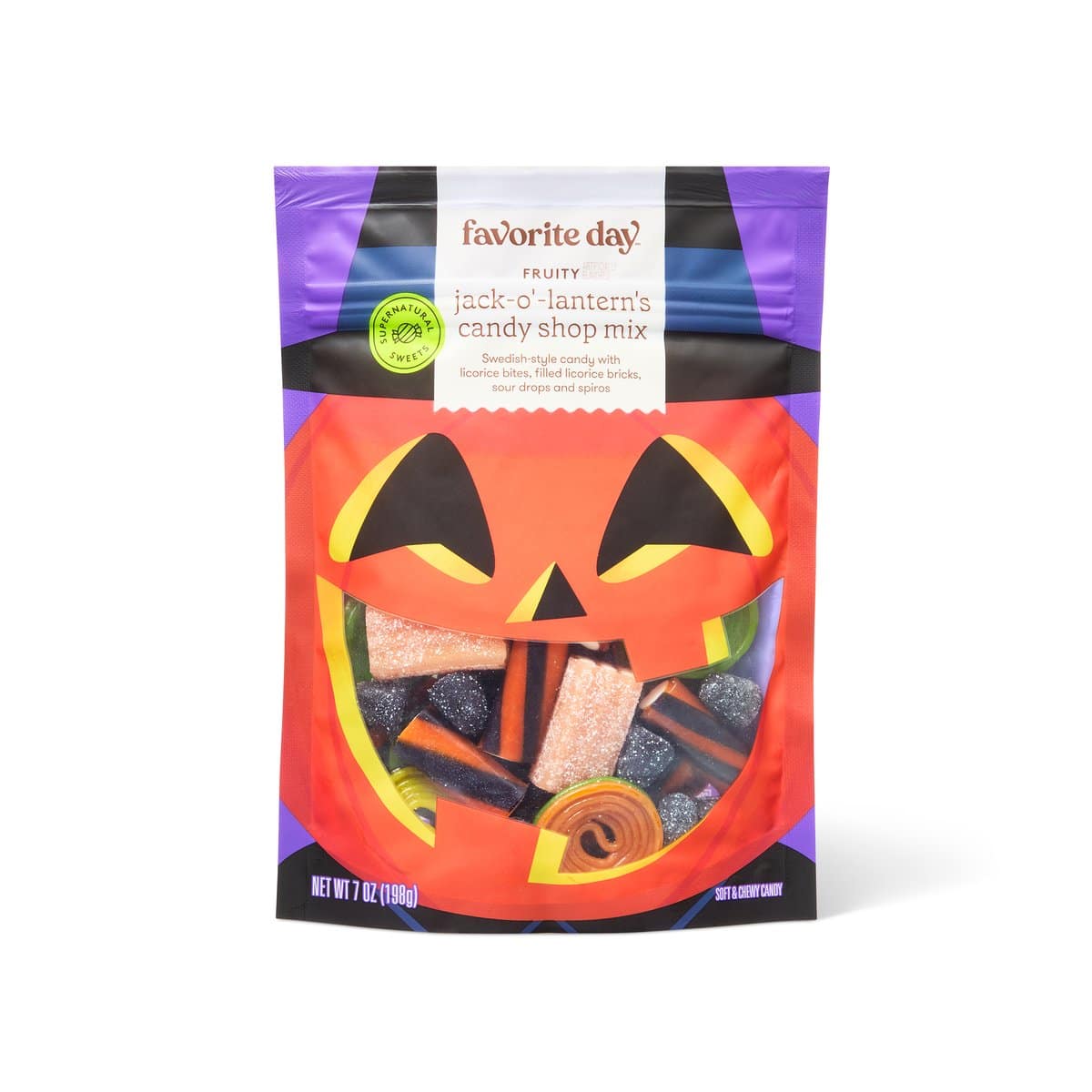 Target Favorite Day jack-o-lantern candy shop mix bag