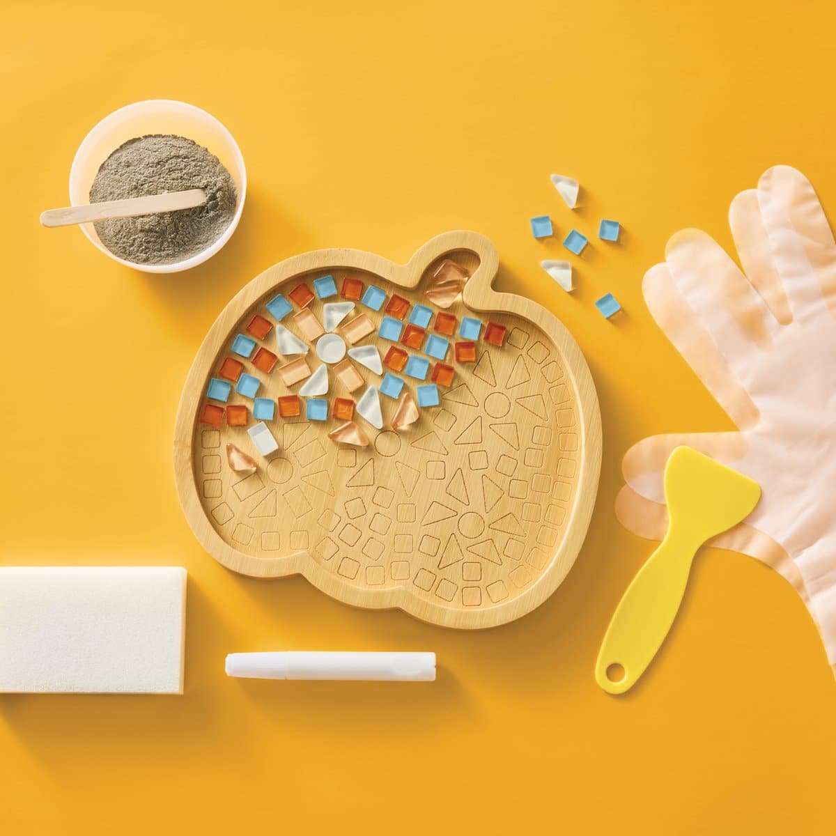 Target Mondo Llama pumpkin mosaic art DIY kit