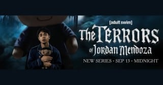 The Terrors of Jordan Mendoza key art for Adult Swim, a new series premiering September 13