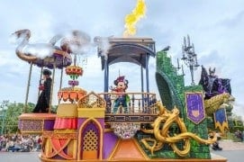 The Villains' Halloween Into the Frenzy parade at Tokyo Disneyland 2026