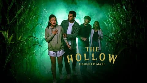 The Hollow haunted maze at Live Oak Canyon in Redlands, California