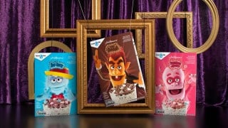 Monster Cereals 2026 boxes with Boo Berry, Count Chocula, and Franken Berry Jim Henson puppets