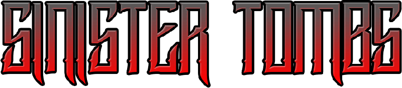 Sinister Tombs Haunted House logo