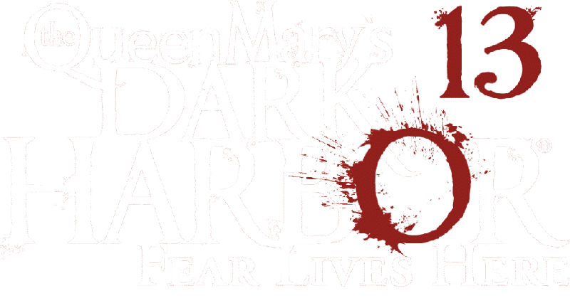 The Queen Mary's Dark Harbor logo