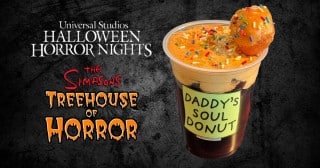 The Simpsons Treehouse of Horror food at Halloween Horror Nights Hollywood 2026