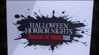 Universal's Unmasking the Horror tour at Halloween Horror Nights 35