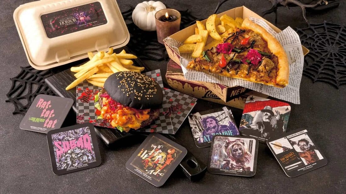 USJ Halloween Horror Nights 15th anniversary coaster food sets