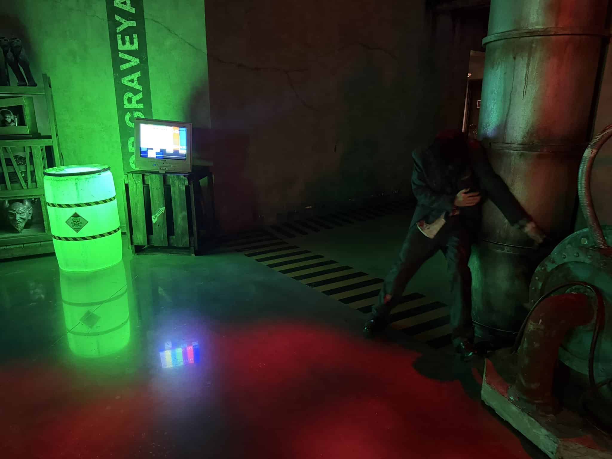Zombies at the Resident Evil takeover at Universal Horror Unleashed Las Vegas